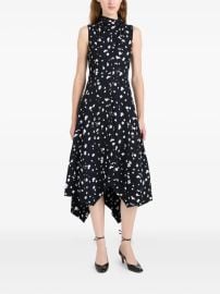 Proenza Schouler Devora Midi Dress Black at Farfetch